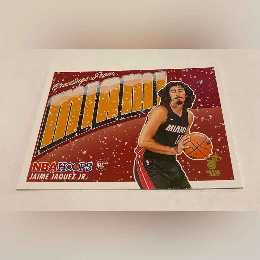 Jaime Jacques Jr. 2023-24 Panini NBA Hoops Basketball Card #2 Rookie Greetings